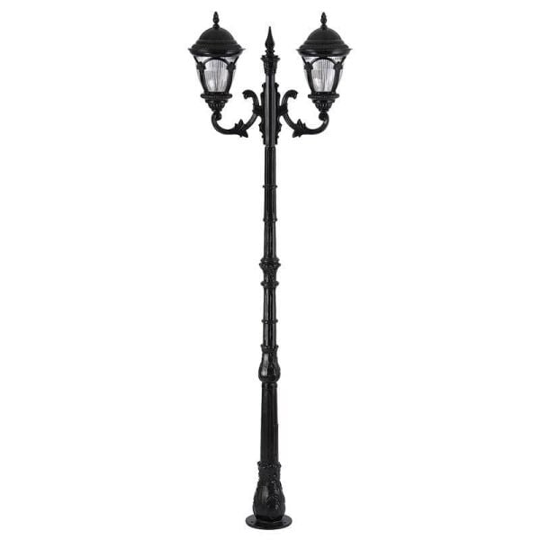 ElektrikPiyasa Alüminyum Polikarbon Camlı Süslü Aydınlatma Direği 250 cm