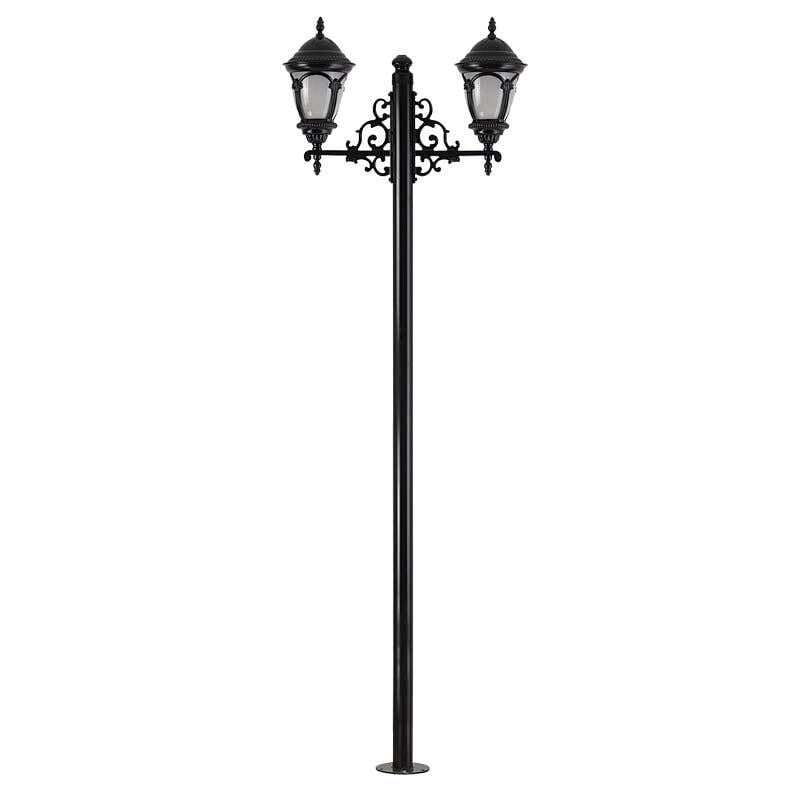 ElektrikPiyasa Alüminyum Polikarbon Camlı Süslü Aydınlatma Direği 260 cm