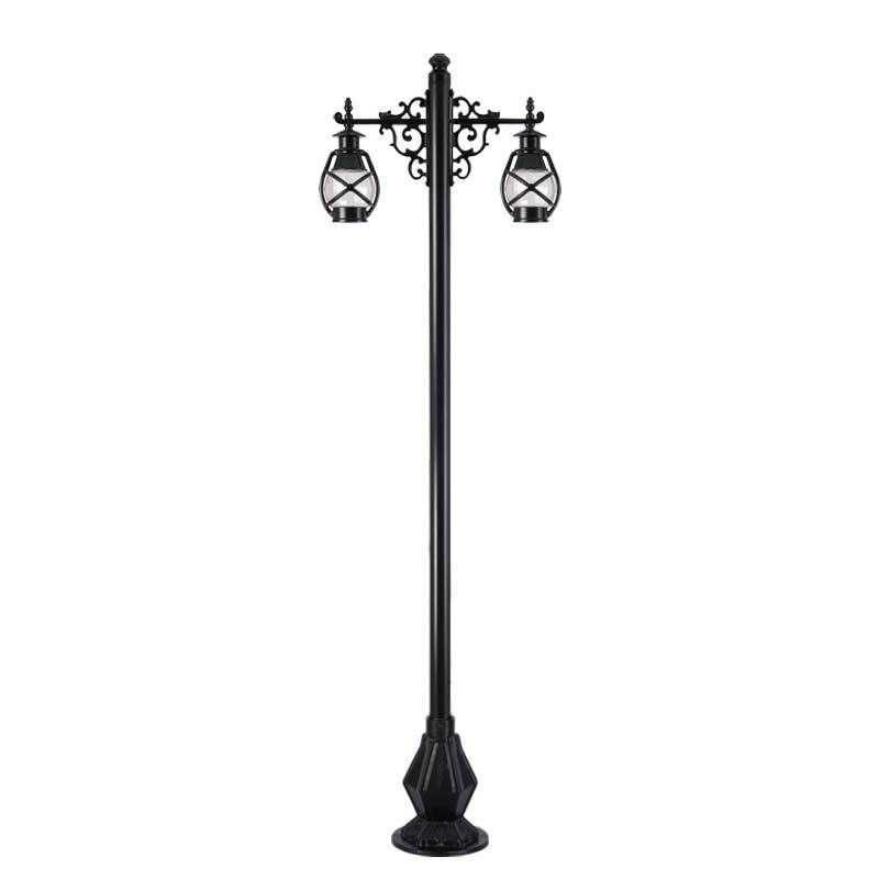 ElektrikPiyasa PoliKarbon Camlı Küçük Gemici Fenerli Aydınlatma Direği 275 cm