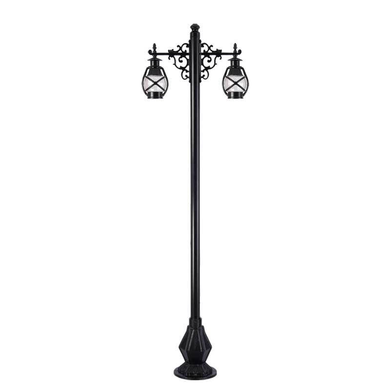 ElektrikPiyasa PoliKarbon Camlı Küçük Gemici Fenerli Aydınlatma Direği 275 cm