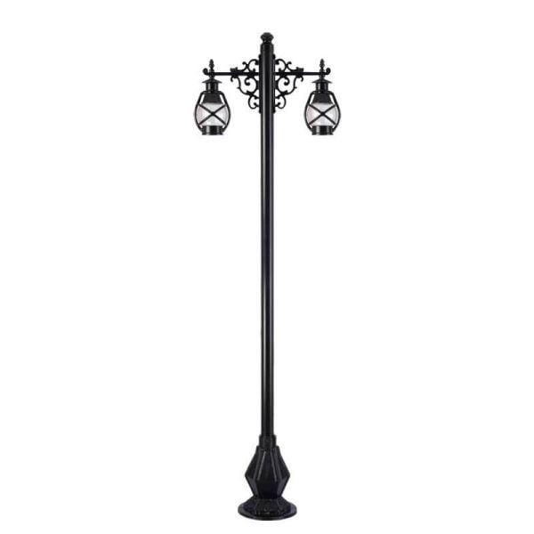 ElektrikPiyasa PoliKarbon Camlı Küçük Gemici Fenerli Aydınlatma Direği 275 cm