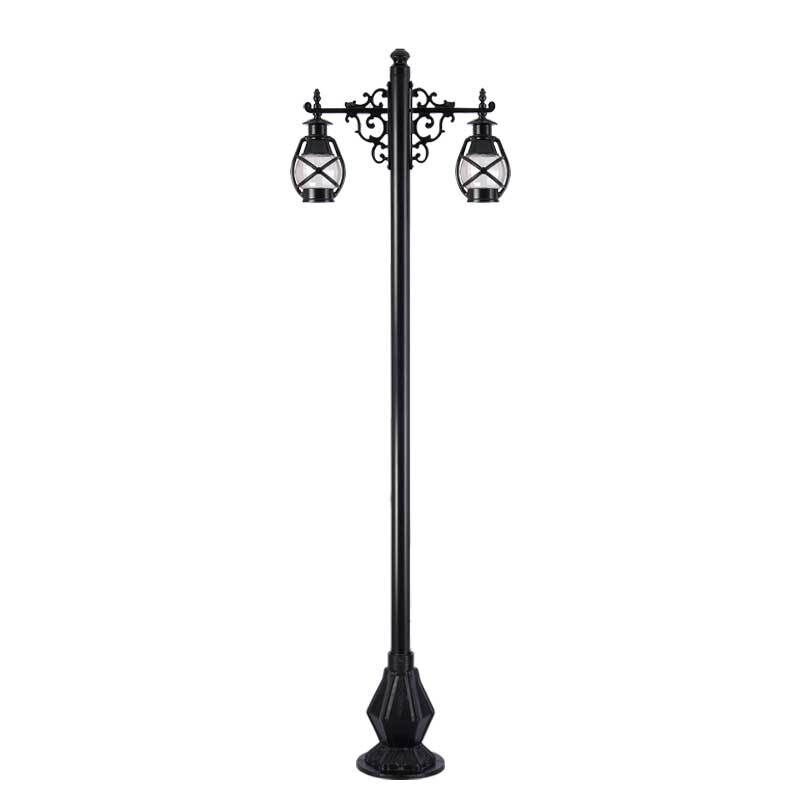 ElektrikPiyasa PoliKarbon Camlı Küçük Gemici Fenerli Aydınlatma Direği 260 cm