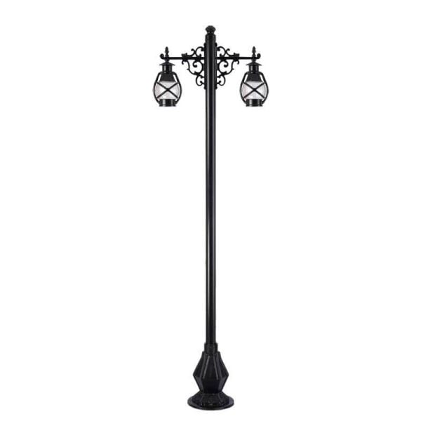 ElektrikPiyasa PoliKarbon Camlı Küçük Gemici Fenerli Aydınlatma Direği 260 cm