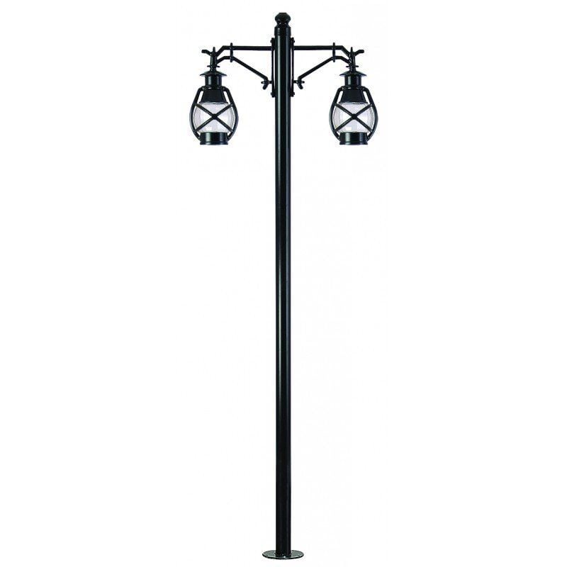 ElektrikPiyasa PoliKarbon Camlı Küçük Gemici Fenerli Aydınlatma Direği 275 cm