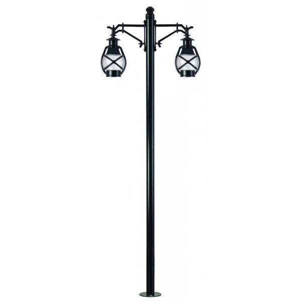 ElektrikPiyasa PoliKarbon Camlı Küçük Gemici Fenerli Aydınlatma Direği 275 cm