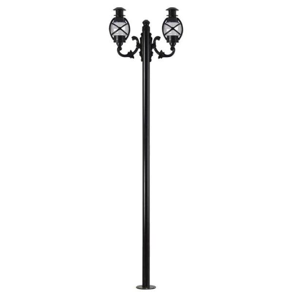 ElektrikPiyasa PoliKarbon Camlı Küçük Gemici Fenerli Aydınlatma Direği 260 cm